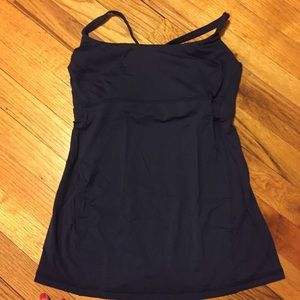 Navy Lululemon Yeah Yoga tank